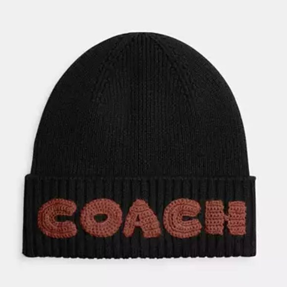 🥰 Coach Boxed Beanie for Men or Women - Picture 1 of 7
